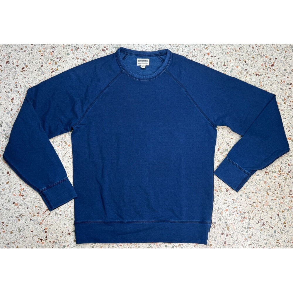 Todd Snyder Men's Blue Crewneck Long Sleeve Sweatshirt Size Small‎